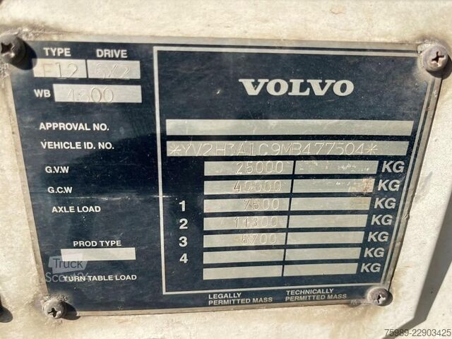 Cisterna Volvo F 12 15000 L 3 COMPARTMENTS, HANDGESCHAKELD, ADR