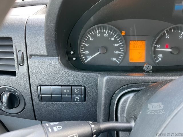 Gardinsided kassevogn MERCEDES-BENZ Sprinter 516 CDI DoKa 4X4/ ZG3/ AC/ AHK 3.0t/ E6