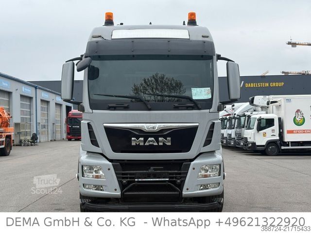 Āķa konteineru automašīna MAN TGS 32.480*Lenk+Lift*Palfinger*Klima*8x2*Liege*