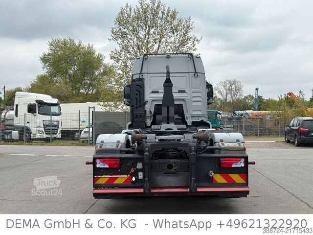 Āķa konteineru automašīna MAN TGS 32.480*Lenk+Lift*Palfinger*Klima*8x2*Liege*