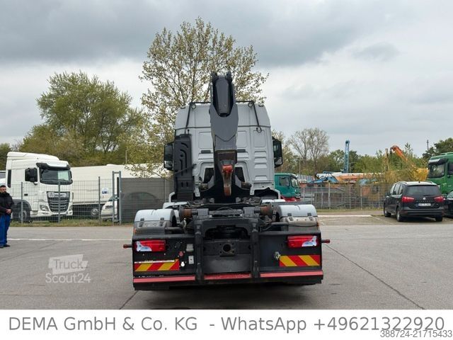 Āķa konteineru automašīna MAN TGS 32.480*Lenk+Lift*Palfinger*Klima*8x2*Liege*