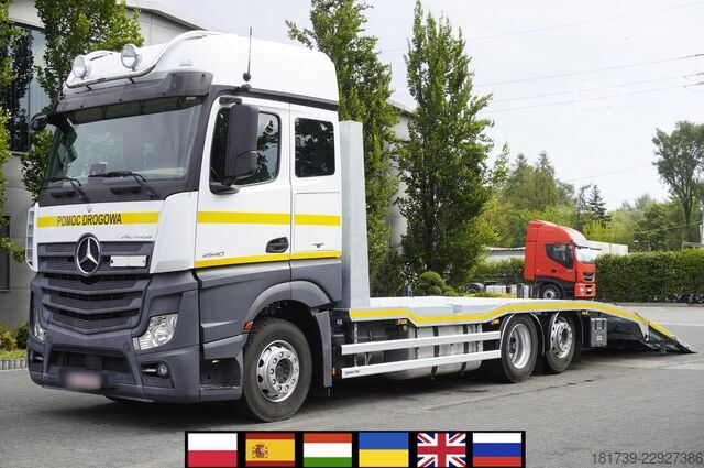 Sunkvežimių kranas Mercedes-Benz Actros 2540 6×2 / 50 tho km! / NEW 7,8 m
