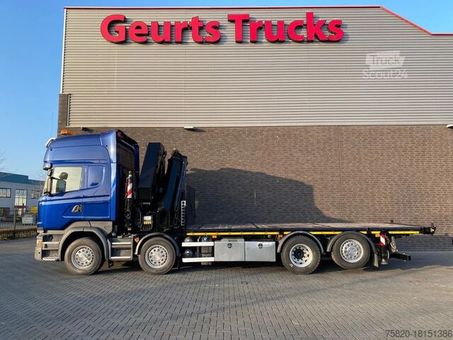 Автокран Scania R580 V8 8X2 + HIAB XS 544 E-8 HIPRO KRAAN/KRAN/...