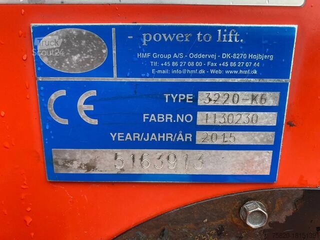 Σύστημα βραχίονα γάντζου MAN TGS 35.480 8X4 TRIDEM + 20 TON HAAKARM + HMF 32...
