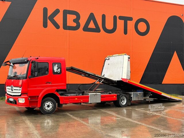 Autotransportieris Mercedes-Benz Atego 1221 4x2 TEVOR ZP50C1 / PLATFORM L=5800 m...