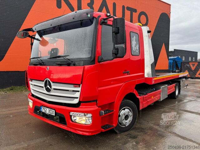 Autotransportieris Mercedes-Benz Atego 1221 4x2 TEVOR ZP50C1 / PLATFORM L=5800 m...