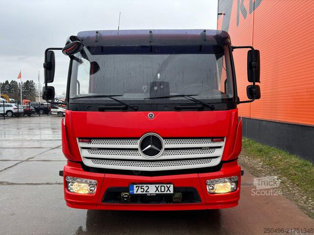 Autotransportieris Mercedes-Benz Atego 1221 4x2 TEVOR ZP50C1 / PLATFORM L=5800 m...