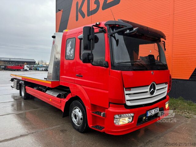 Autotransportieris Mercedes-Benz Atego 1221 4x2 TEVOR ZP50C1 / PLATFORM L=5800 m...