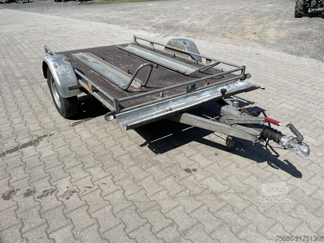 Motorsykkeltilhenger SARIS Motorradtransporter Tieflader Einachser
