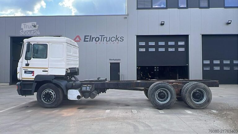 الهيكل مع كابينة السائق MAN 27.463 (FULL STEEL SUSP. / LAMES / BIG AXLE / G...