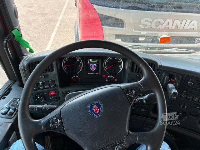 Vakumska cisterna SCANIA G-410 6X2 SILOWAGEN VOLLUFT LIFT GELENKTE HINTER