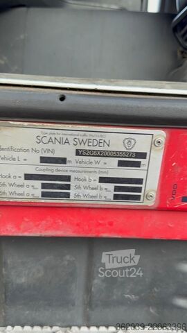Vakumska cisterna SCANIA G-410 6X2 SILOWAGEN VOLLUFT LIFT GELENKTE HINTER