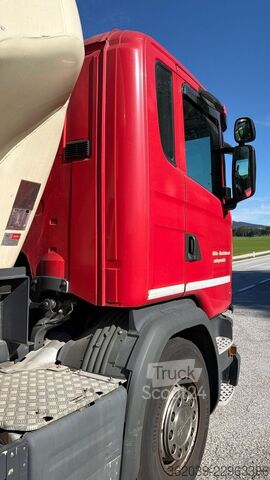 Vakumska cisterna SCANIA G-410 6X2 SILOWAGEN VOLLUFT LIFT GELENKTE HINTER
