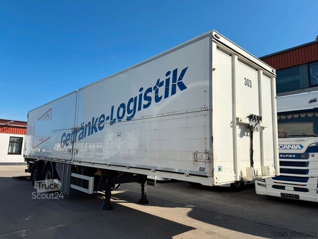 Juomien puoliperävaunu  SYSTEM TRAILER * GETRÄNKE * LBW 1,5 TON DAUTEL *