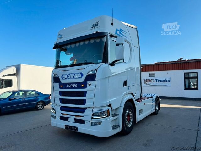 Vakio vetoauto SCANIA S500 * RETARDER * STANDKLIMA  * 2 X TANK*1. HAND