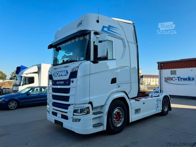 Vakio vetoauto SCANIA S500 * RETARDER * STANDKLIMA  * 2 X TANK*1. HAND