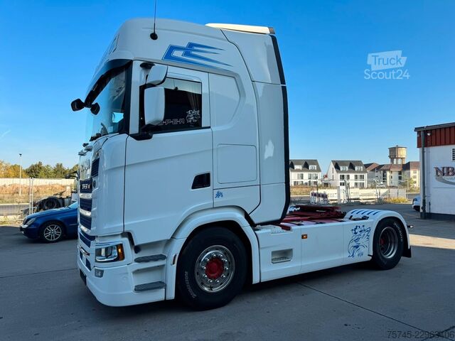 Vakio vetoauto SCANIA S500 * RETARDER * STANDKLIMA  * 2 X TANK*1. HAND
