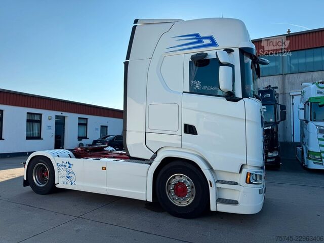 Vakio vetoauto SCANIA S500 * RETARDER * STANDKLIMA  * 2 X TANK*1. HAND