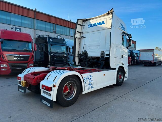 Vakio vetoauto SCANIA S500 * RETARDER * STANDKLIMA  * 2 X TANK*1. HAND