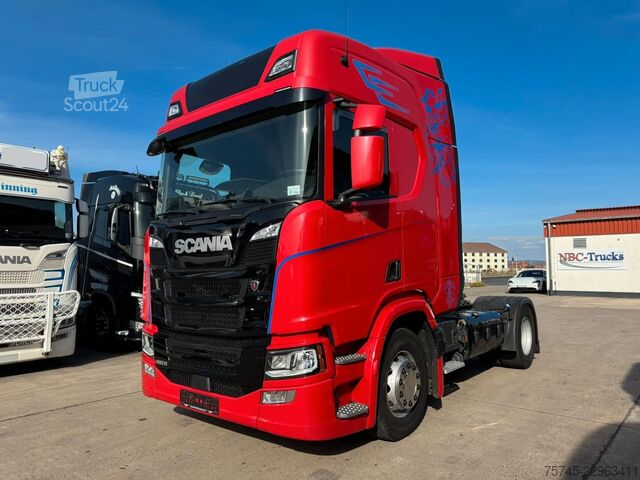 Vakio vetoauto SCANIA R460 * STANDKLIMA * LEDER * 2 X TANK * 1. HAND *