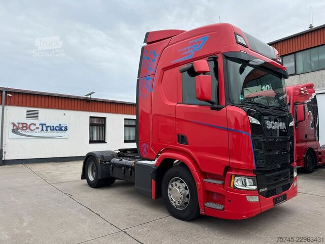 Vakio vetoauto SCANIA R 460 * STANDKLIM* LEDER * 2 X TANK * 1. HAND *