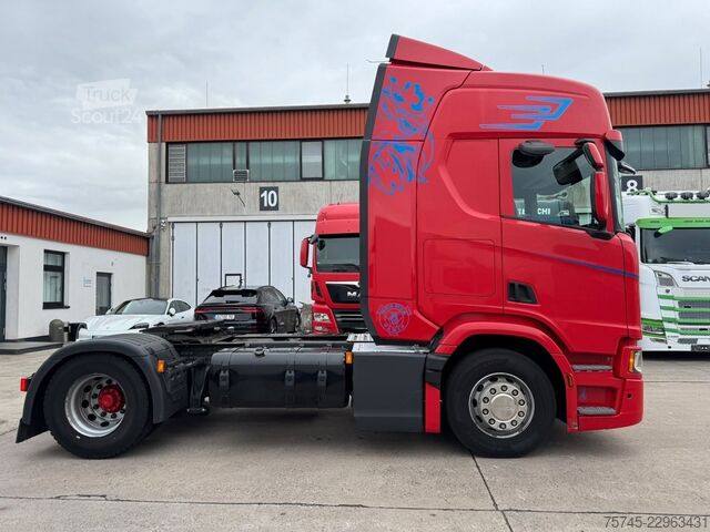 Vakio vetoauto SCANIA R 460 * STANDKLIM* LEDER * 2 X TANK * 1. HAND *