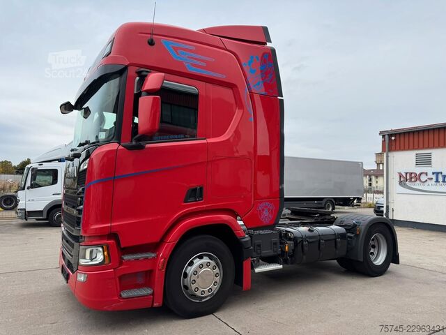 Vakio vetoauto SCANIA R 460 * STANDKLIM* LEDER * 2 X TANK * 1. HAND *