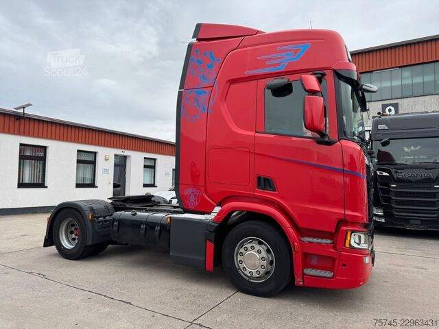 Vakio vetoauto SCANIA R 460 * STANDKLIM* LEDER * 2 X TANK * 1. HAND *