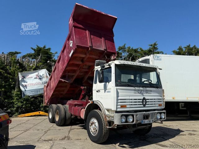 Camion benne RENAULT DG330-34 6X4 Tipper Spring/Spring Manual Gearbox