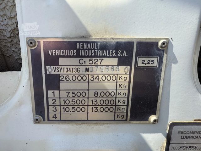 Camion benne RENAULT DG330-34 6X4 Tipper Spring/Spring Manual Gearbox