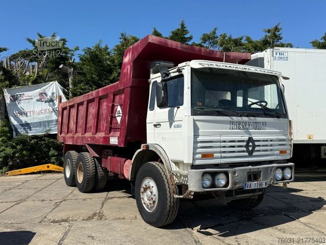 Camion benne RENAULT DG330-34 6X4 Tipper Spring/Spring Manual Gearbox