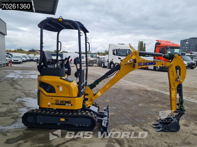 Міні -екскаватор XCMG XE18 E FACTORY WARRANTY - KUBOTA ENGINE