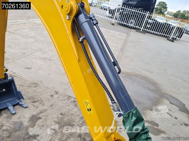 Mini kotrógép XCMG XE18 E FACTORY WARRANTY - KUBOTA ENGINE