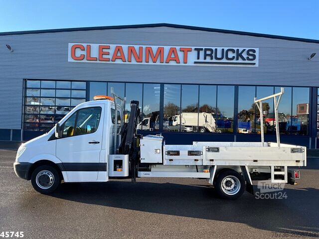 Kranwagen Mercedes-Benz Sprinter 513 2.2 CDI Hiab 2 Tonmeter laadkraan ...
