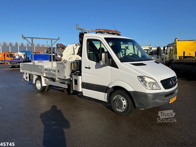 Kranwagen Mercedes-Benz Sprinter 513 2.2 CDI Hiab 2 Tonmeter laadkraan ...