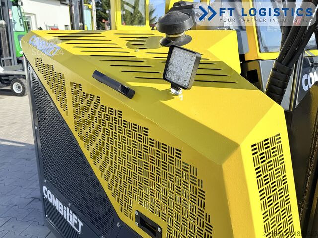 štvorcestný vysokozdvižný vozík Combilift CB4500 GAS TRIPLEX 6400 FORK POSITIONER