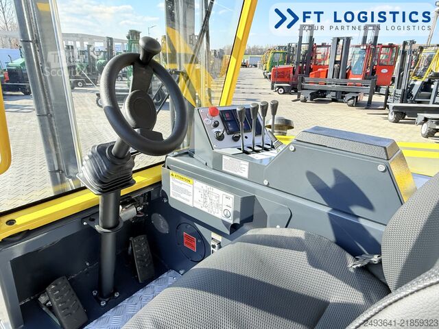 štvorcestný vysokozdvižný vozík Combilift CB4500 GAS TRIPLEX 6400 FORK POSITIONER