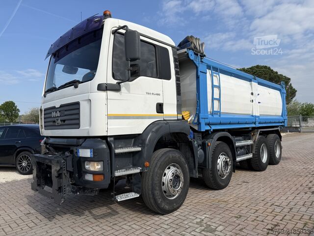 Trīspusējs kravas pašizgāzējs MAN 41.480 TGA KIPPER 20cbm 8x4 40Ton