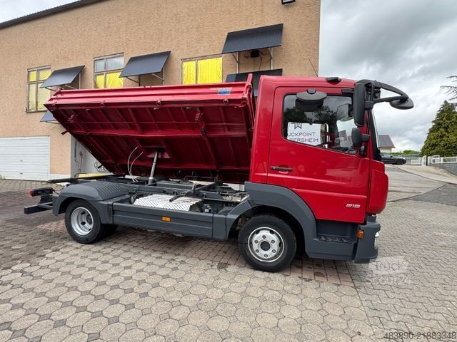 Τριαξονικό ανατρεπτικό βαν MERCEDES-BENZ Atego 818/Meiller-3-Seiten/2xAHK/Klima