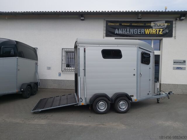Horse trailer Böckmann Portax Esprit silver SAKA Paket