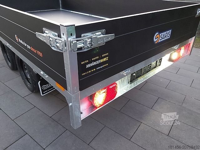 Przyczepa samochodowa Saris PL 406 204 35 2700 blackline LED Leuchten sofort