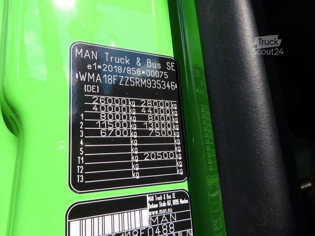 Kroghejselastbil MAN MAN 26.520 TGS HYVA Abroller 6x2 NEU