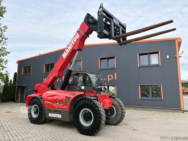Wózek widłowy teleskopowy Manitou MHT 10180 ŁADOWARKA TELESKOPOWA