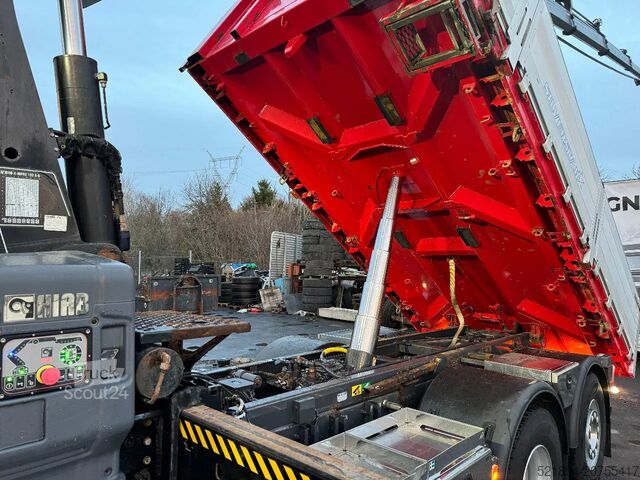 Tipper with crane Volvo FMX 410 6x2*4, Tipper & Crane, 2015