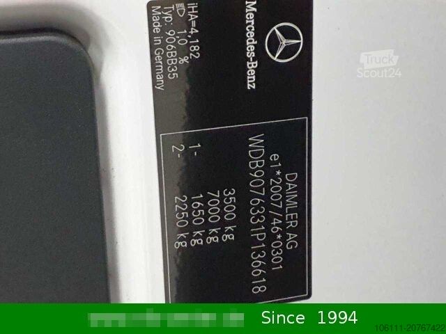 Yüksek tavanlı panelvan MERCEDES-BENZ Sprinter 316 CDI RWD Automatik/AHK3,5t Kamera