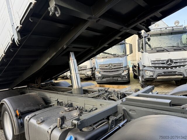 Trijų pusių savivartis sunkvežimis Scania G450 8X2*6 Kipper Kran HMF 2620 K5