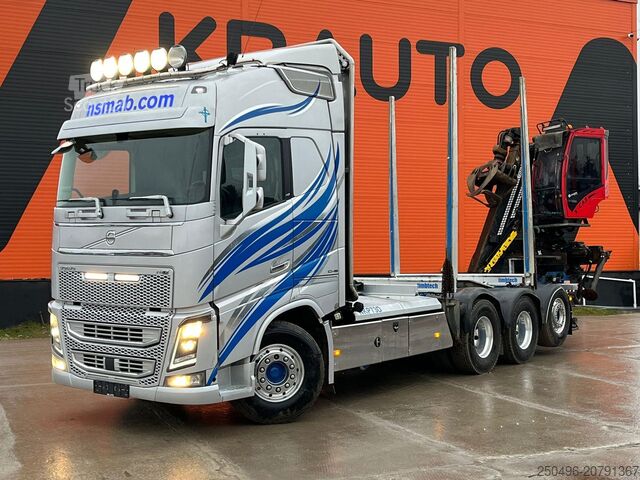 Trasportatore di tronchi Volvo FH 16 650 8x4*4 CRANAB TZ12.2