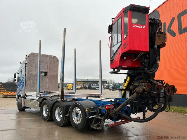 Trasportatore di tronchi Volvo FH 16 650 8x4*4 CRANAB TZ12.2