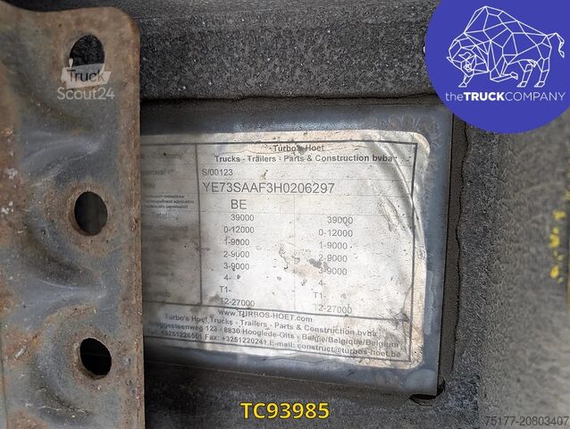 Transport chłodniczy/mrożony Turbos Hoet reefer