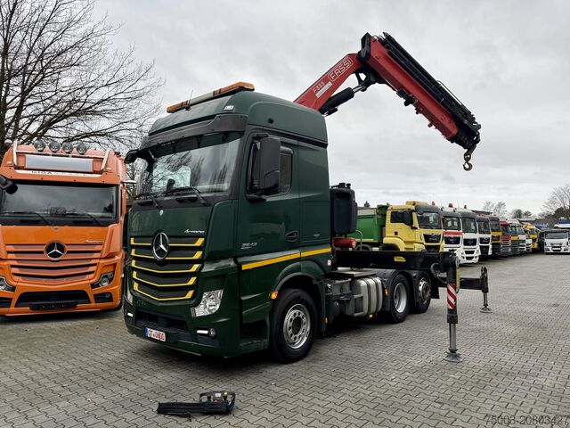 Кран-манипулятор на шасси грузовика Mercedes-Benz Actros 2542 6X2 Kran Fassi F335 bis 22.5 Meter